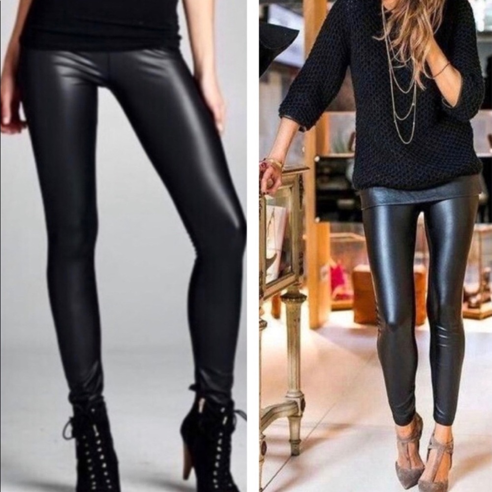 Faux Leather Leggings